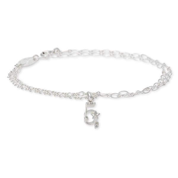 UZUOU シルバーブレスレット兼アンクレット