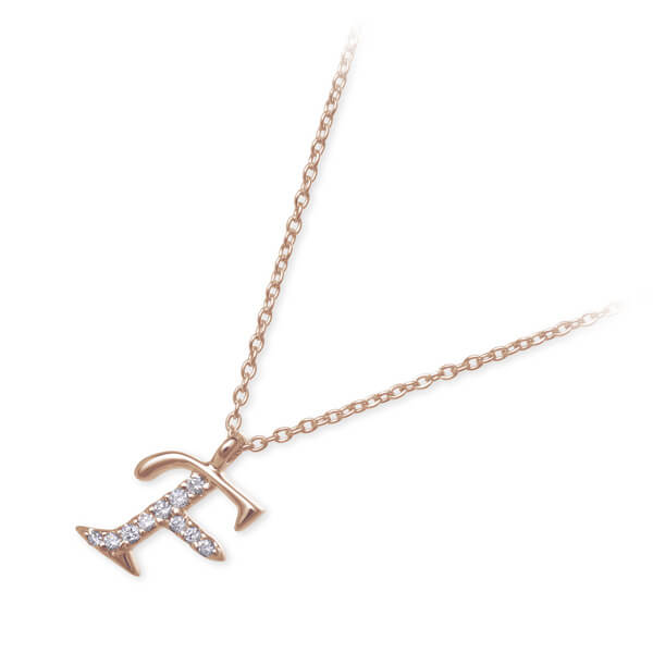 Sweet 10 Diamond ピンクゴールドネックレス