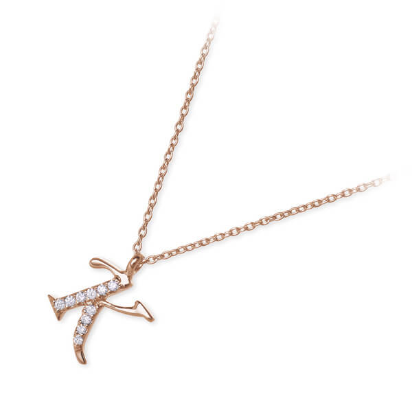 Sweet 10 Diamond ピンクゴールドネックレス