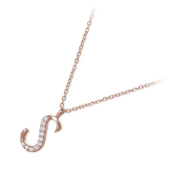 Sweet 10 Diamond ピンクゴールドネックレス