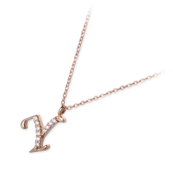 Sweet 10 Diamond ピンクゴールドネックレス