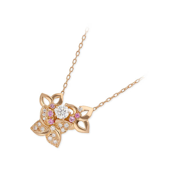 Lumineve Jewelry ピンクゴールドネックレス
