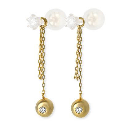 Victorina イエローゴールドチャーム