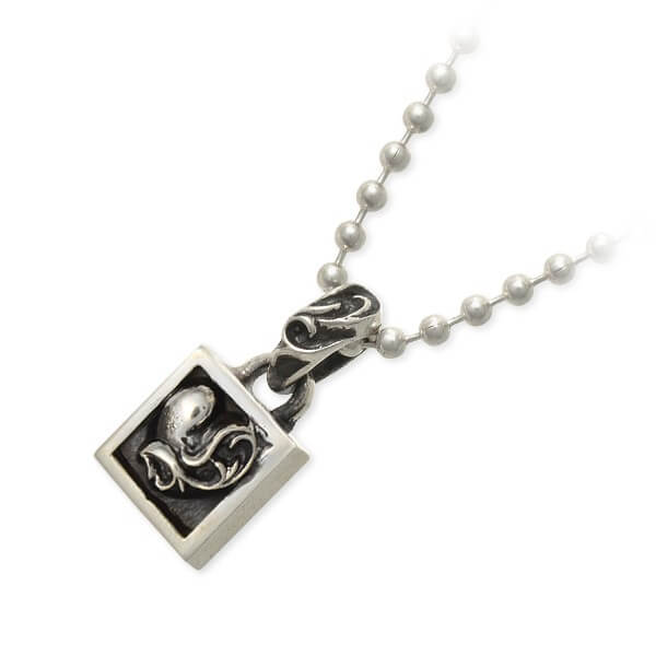 クロムハーツ(Chrome Hearts) シルバーネックレス CHARM FRAMED SLV-OPT:HEA