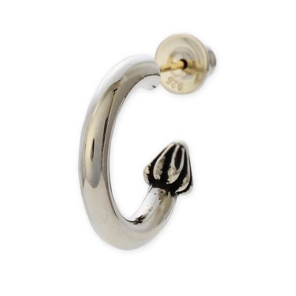 クロムハーツ(Chrome Hearts) シルバーピアス EARRING PC HOOP PLAIN SLV(片耳用)