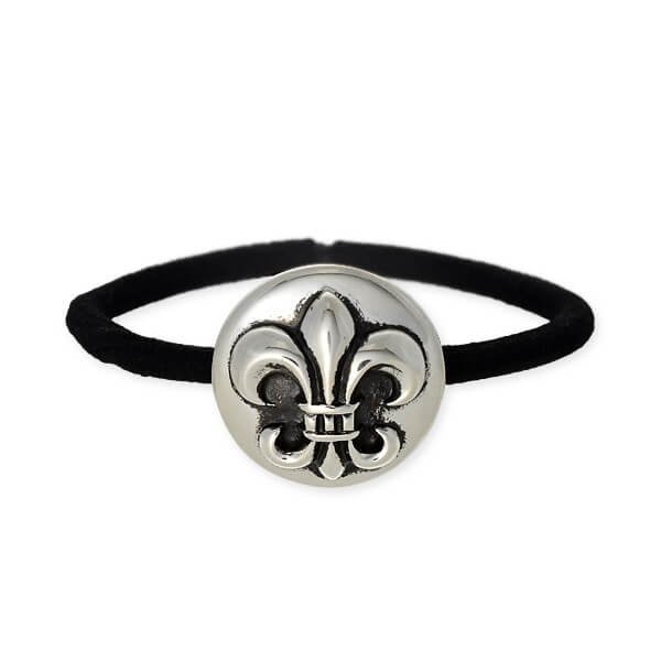 クロムハーツ(Chrome Hearts) ゴムブレスレット HAIRBAND #2 SLV-TOP:BS FLE
