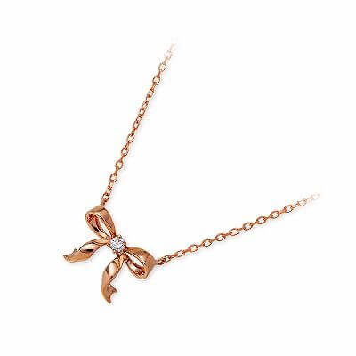 WISP ピンクゴールドネックレス