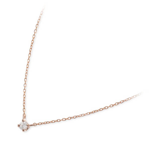 WISP ピンクゴールドネックレス