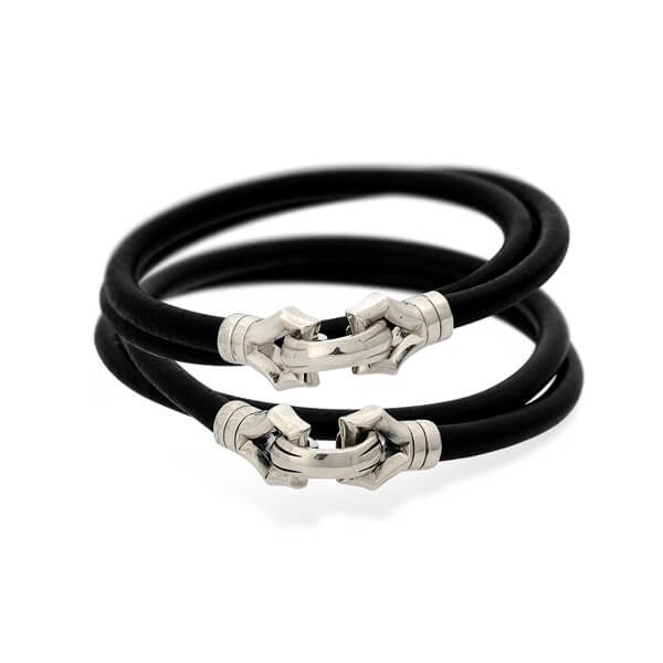 DAgDART レザーペアブレスレット