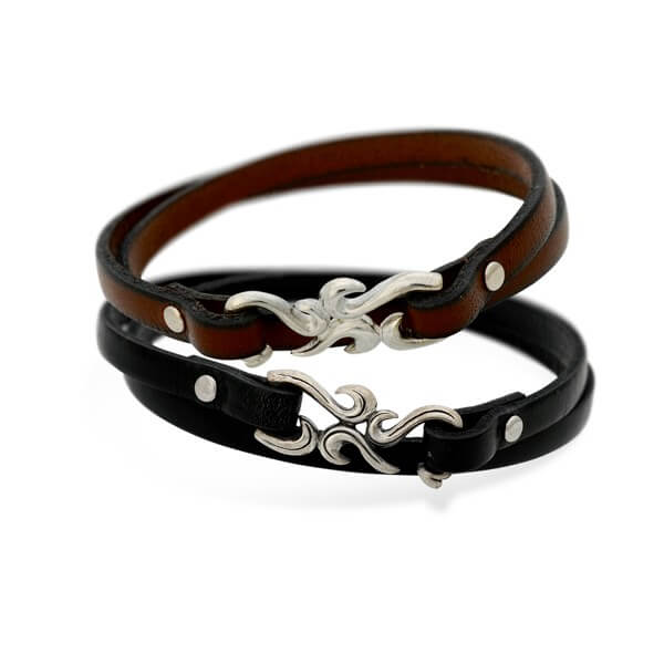 DAgDART レザーペアブレスレット