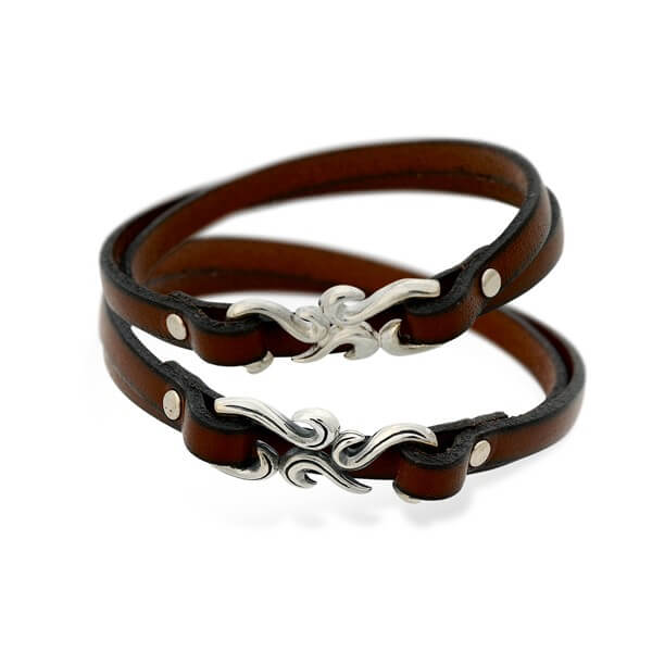 DAgDART レザーペアブレスレット