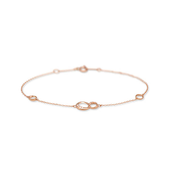 PINKY&DIANNE ピンクゴールドブレスレット