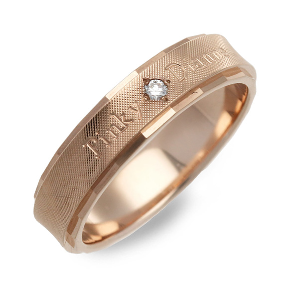 PINKY&DIANNE ピンクゴールドマリッジリング