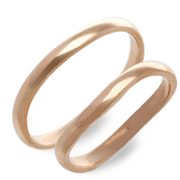 PINKY&DIANNE ピンクゴールドマリッジリング