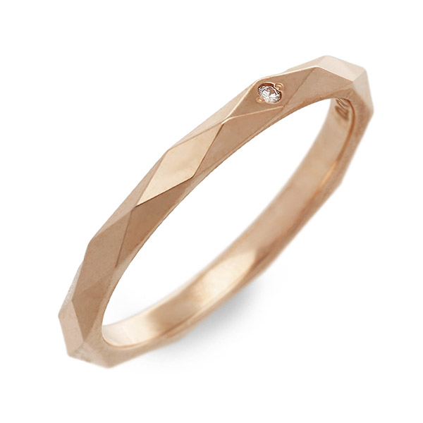 PINKY&DIANNE ピンクゴールドマリッジリング