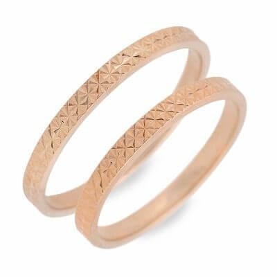 WISP ピンクゴールドペアリング