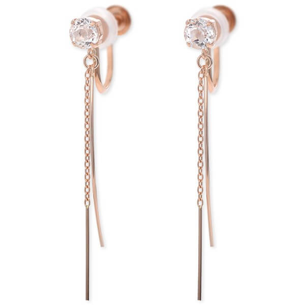 WISP ピンクゴールドイヤリング