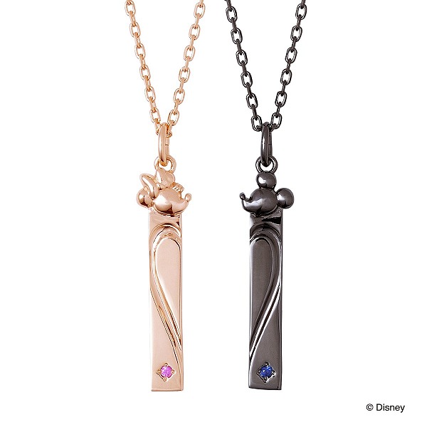 THE KISS シルバーペアネックレス