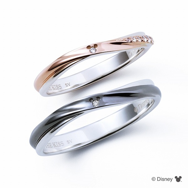 THE KISS シルバーペアリング DI-SR509DM-508DM