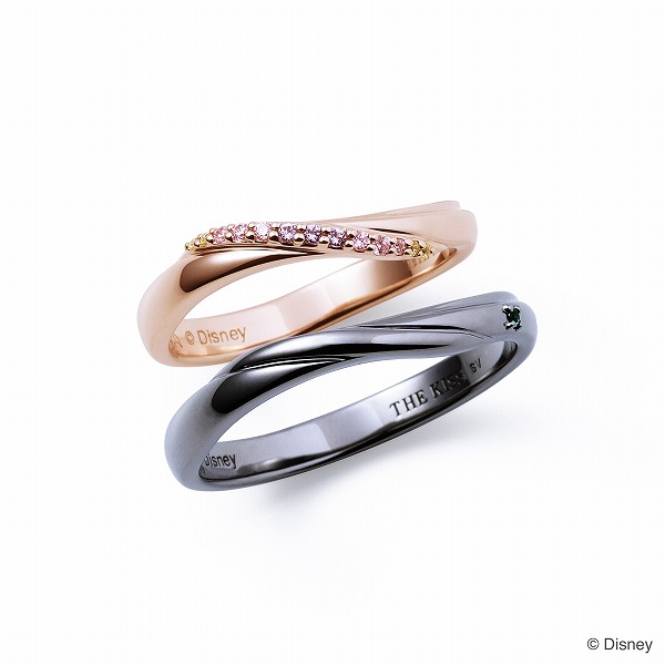 THE KISS シルバーペアリング DI-SR513NG-DI-SR512CZ