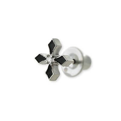 Dignest シルバースタッドピアス(片耳用)