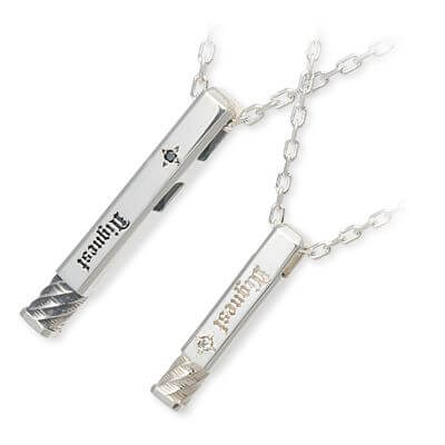 Dignest シルバーペアネックレス