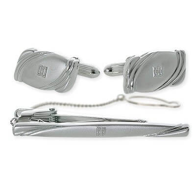 DAKS LONDON シルバーカフス&タイピンセット