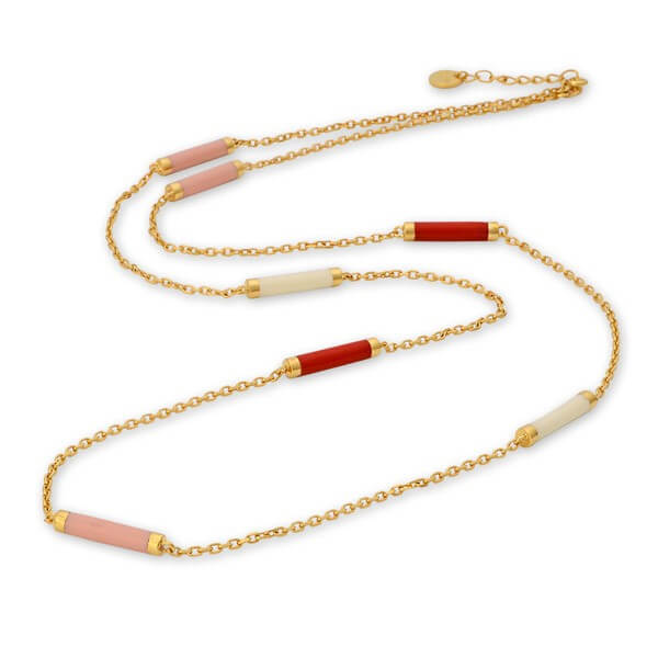 De lann シルバーネックレス