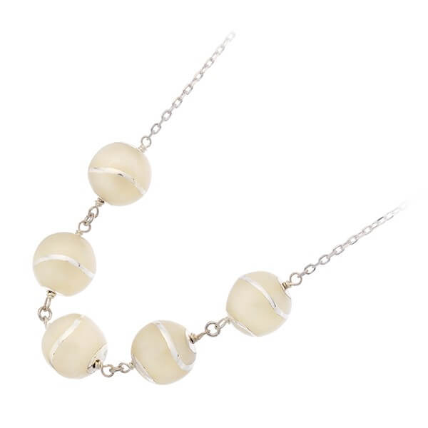 De lann シルバーネックレス