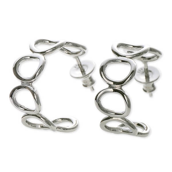 De lann シルバーピアス