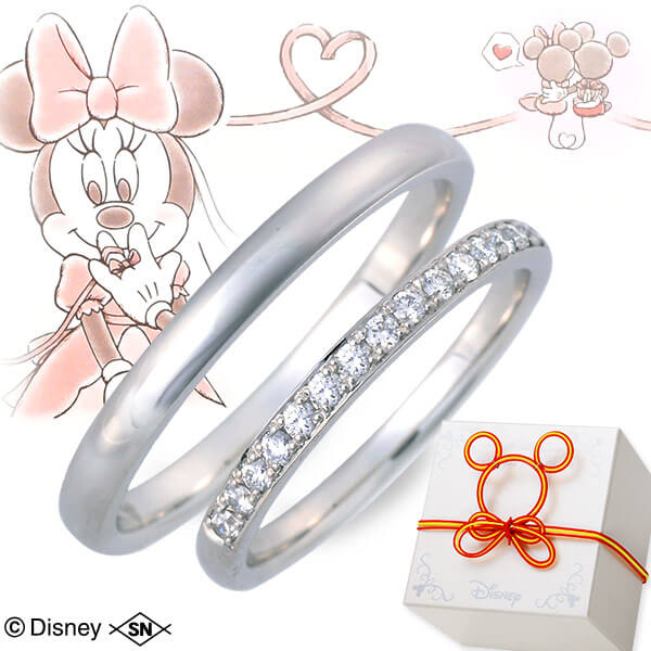 Disney プラチナマリッジリング