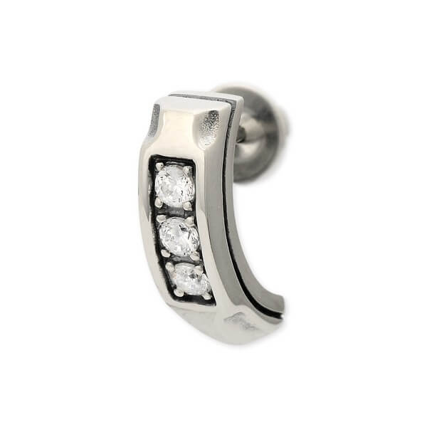 DAgDART シルバーピアス(片耳用)