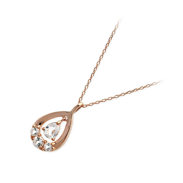 PINKY&DIANNE ピンクゴールドネックレス