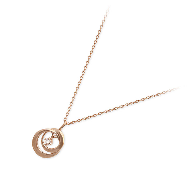 PINKY&DIANNE ピンクゴールドネックレス