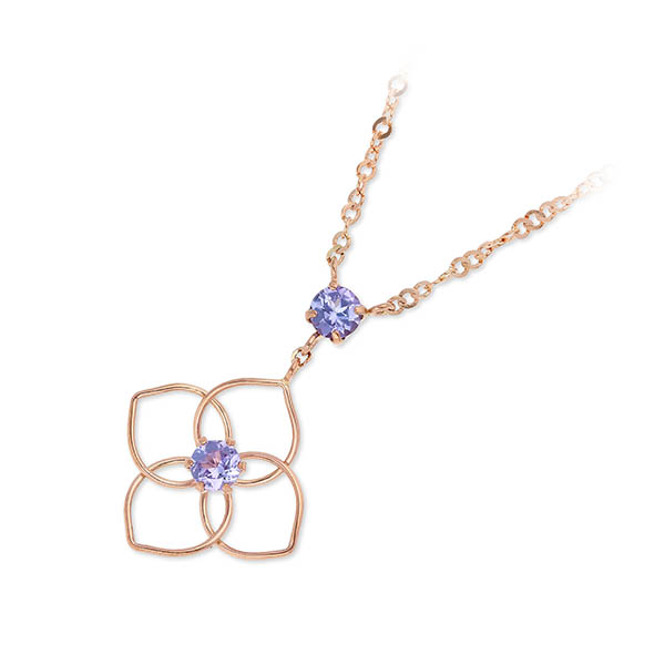 PINKY&DIANNE ピンクゴールドネックレス