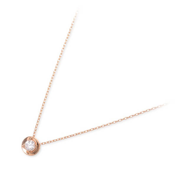 WISP ピンクゴールドネックレス