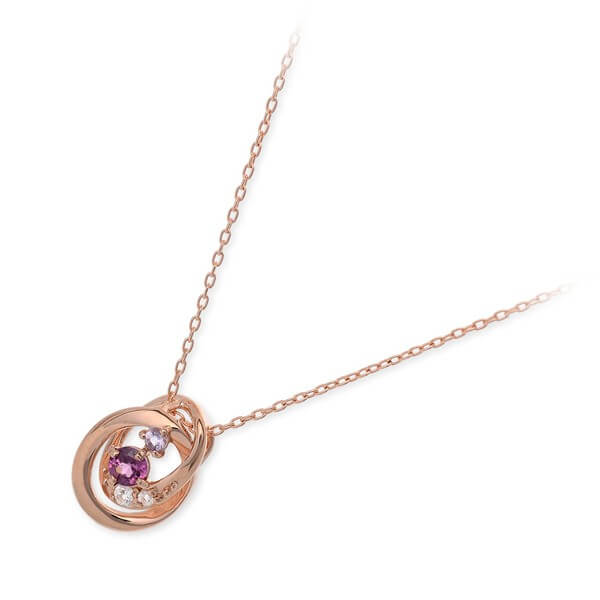 WISP ピンクゴールドネックレス