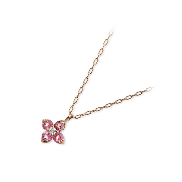 WISP ピンクゴールドネックレス