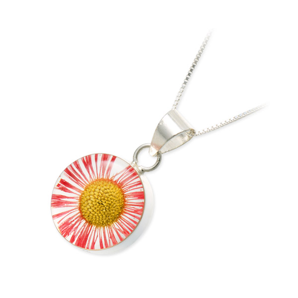 フラワーアクセサリー Candy Flower シルバーネックレス