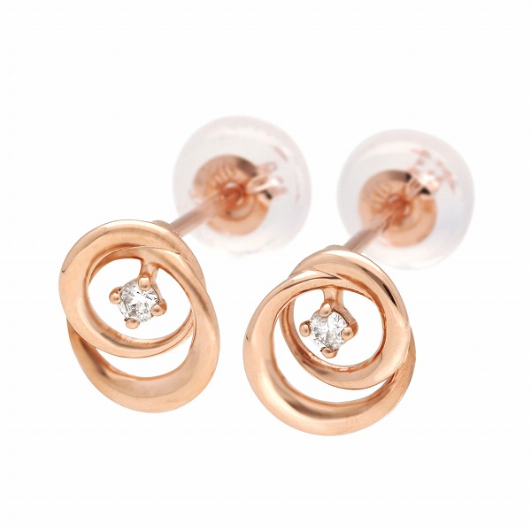 PINKY&DIANNE ピンクゴールドピアス