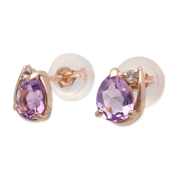 PINKY&DIANNE ピンクゴールドピアス