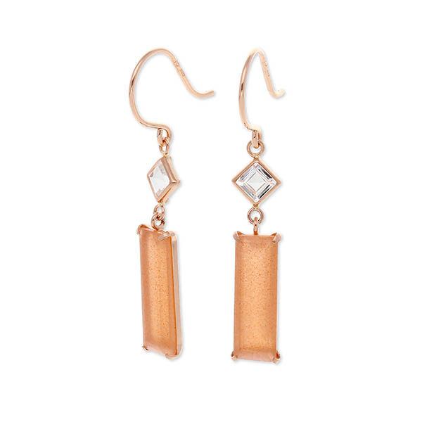 PINKY&DIANNE ピンクゴールドピアス