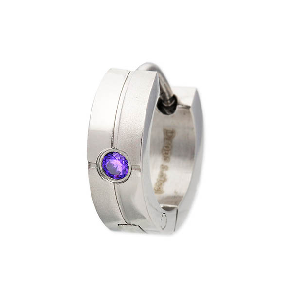 Drops ステンレスフープピアス(片耳用)