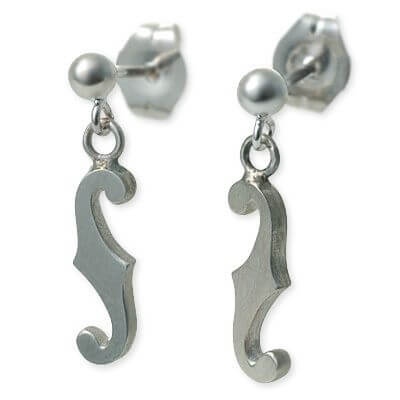 Hourokudo シルバースタッドピアス