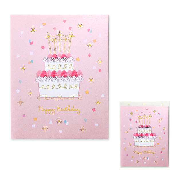 Hallmark メッセージカード　誕生日(SWバースデーケーキ)