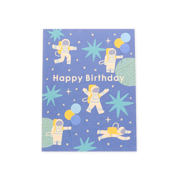 Hallmark メッセージカード　誕生日(HEF宇宙)