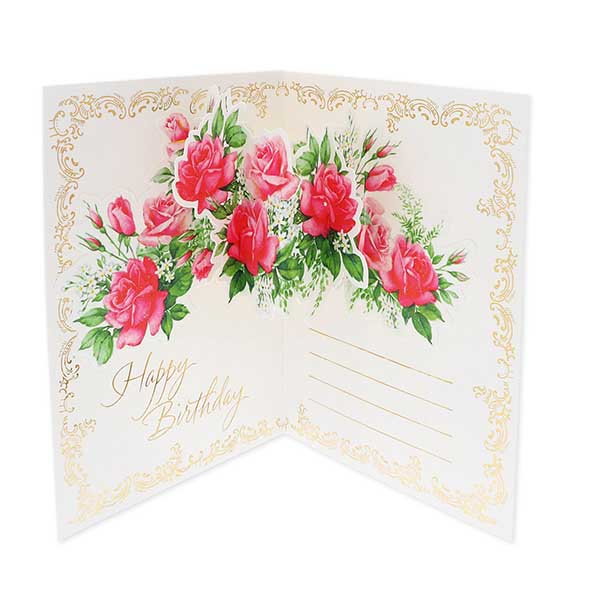 Hallmark メッセージカード 誕生日(ローズアレンジ)