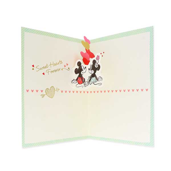 Hallmark メッセージカード　多目的(ミッキー&ミニー・ミントハート)