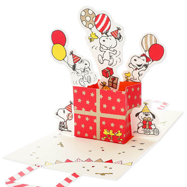 Hallmark メッセージカード 誕生日(スヌーピー・兄弟バック)