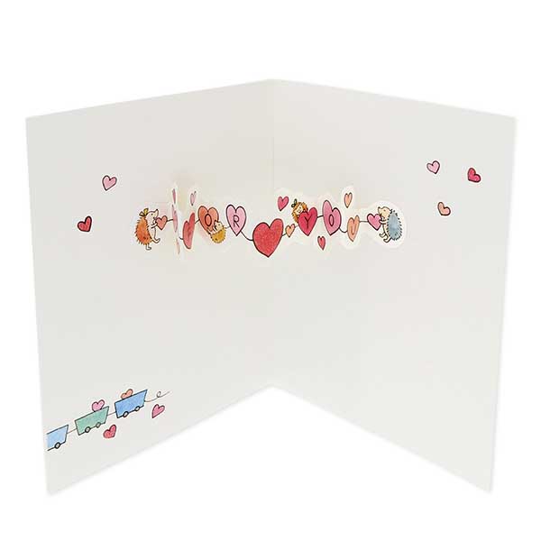 Hallmark メッセージカード 多目的(はりねずみとハート)